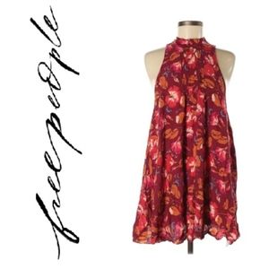 Intimately Free People Mock Neck Floral Dress